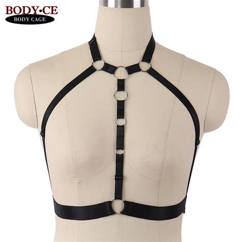 Aliexpress Buy Women S Sexy Body Harness Lingerie Strappy Adjust Bondage Cage Tops Cage