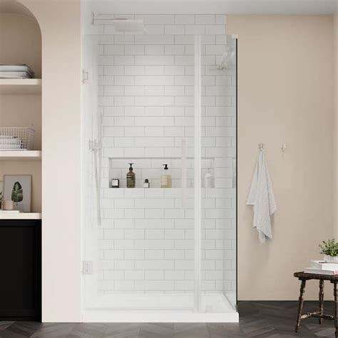 OVE Decors Tampa Pro 38 In L X 36 In W X 75 In H Corner Shower Kit W