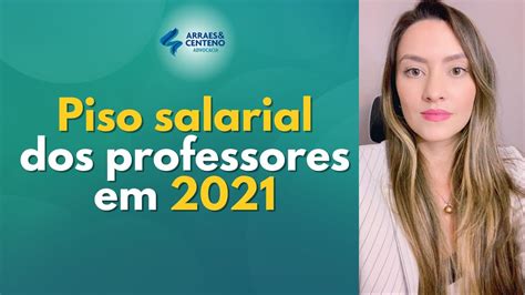 Piso Nacional Dos Professores 2021 YouTube