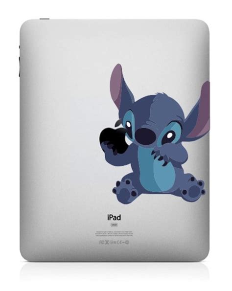 Stitch Ipad Decal Ipad 2 Stickers Ipad Mini Decals By Ellaseeing