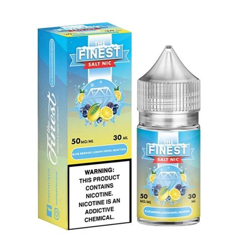 Blueberry Lemon Swirl Nic Salt By The Finest Ml Vaporfi