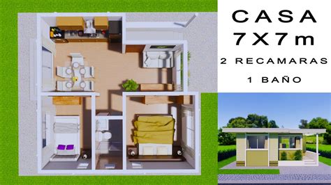 Descobrir 36 Imagem 7x7 Metro Planos De Casas De 7x7 Abzlocal Mx