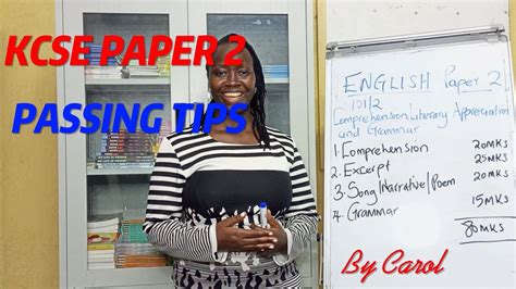 How To Pass Kcse English Paper Part English Englishliterature