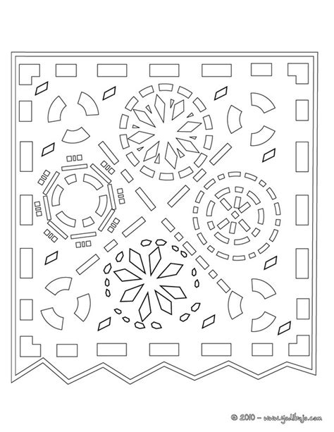 Printable Pattern Papel Picado Template