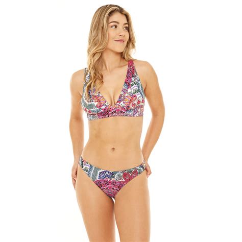 Ripley Traje De Ba O Bikini Mujer H O Wear Halter Banda Magenta