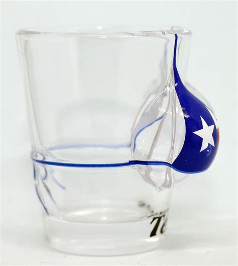 Texas Flag Bikini Bust 3D Shot Glass World By Shotglass