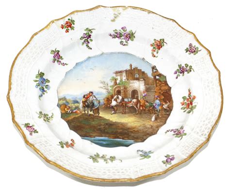 Meissen Teichert Bildteller Auctions Price Archive