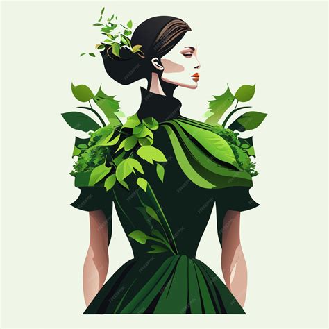 Premium Vector | Hand drawn sustainable fashion concept illustrated