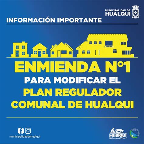 Enmienda N Para Modificar El Plan Regulador Comunal De Hualqui Noticias