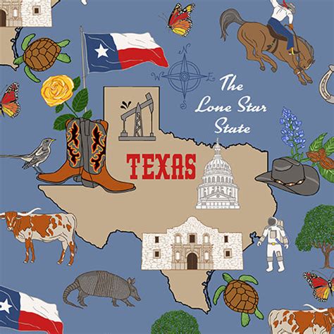 Texas State Bunbury Fabrics