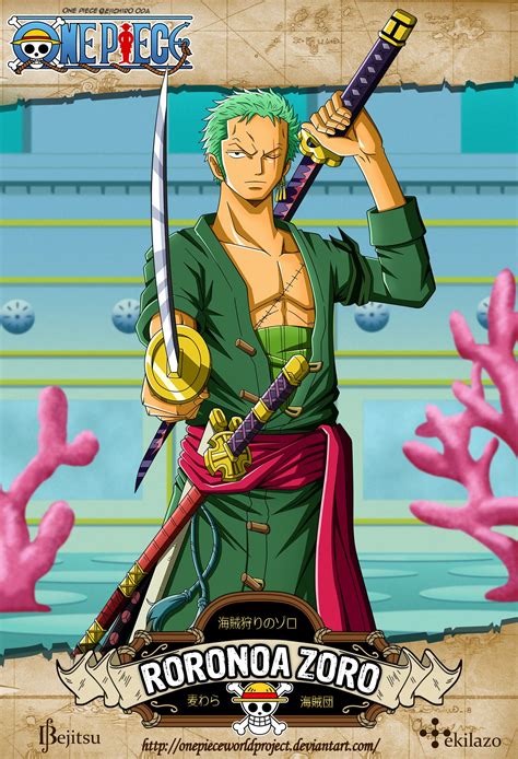 One Piece - Roronoa Zoro by OnePieceWorldProject on DeviantArt