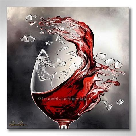 Taste Of Freedom 36 X 36 Canvas Giclée Wine Art Wine Painting