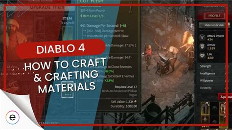 How To Craft In Diablo 4 All Materials EXputer