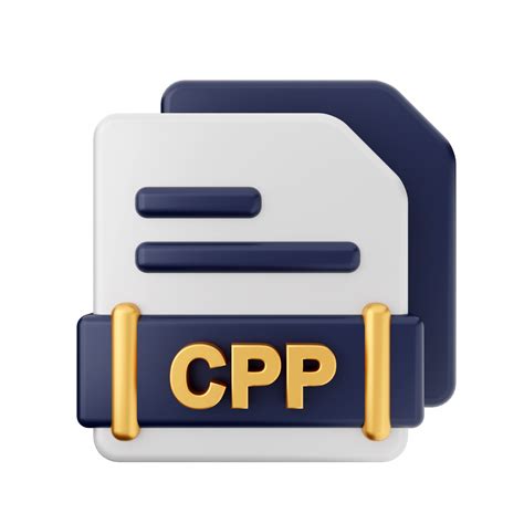 3d File Cpp Format Icon 22031142 Png