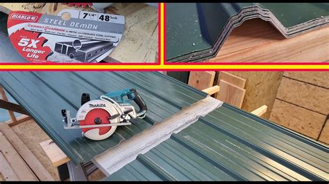 How To Cut Metal Roof Sheets Распиливание стальных листов крыши Youtube