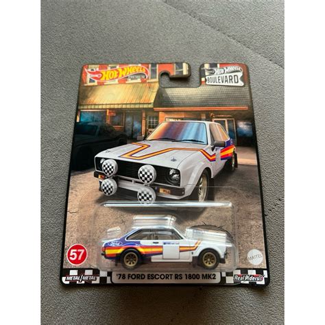 Hot Wheels Premium Ford Escort RS MK Shopee Brasil