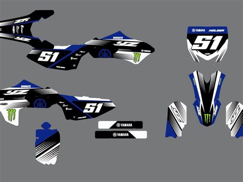 Kit déco Yamaha 65 YZ Kitdeco moto fr