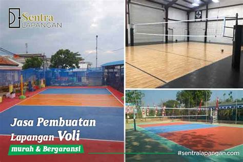 Harga Jasa Pembuatan Lapangan Voli Terbaru 2023 Sentra Lapangan