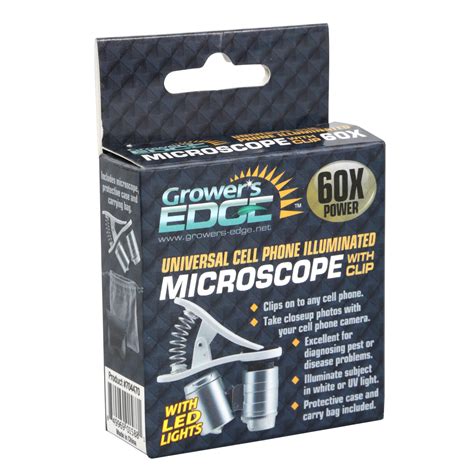 Grower's Edge Cell Phone Illuminated Microscope | AmGrowS