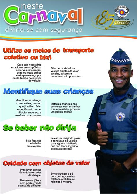 Jornal Rota Policial Dicas De Seguran A Para O Carnaval