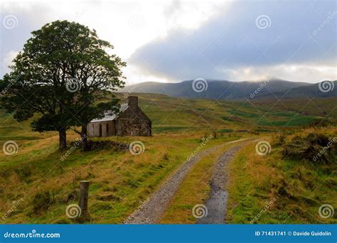 Scottish Road Trough Countryside Stock Image - Image of europe ...