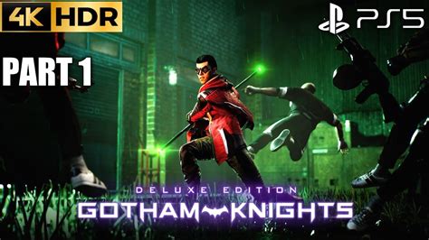 Gotham Knights Ps Gameplay Walkthrough K Hdr Fps Part Ps