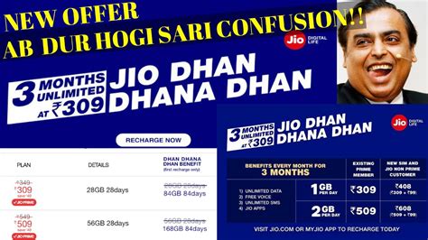 Jio Dhan Dhana Dhan Offer Vs Summer Surprise Offer Vs Jio