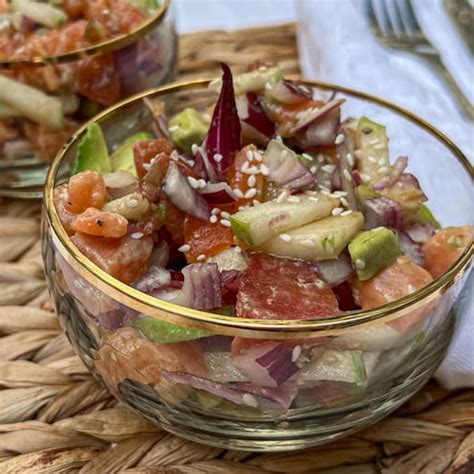 Tartare De Truite Et Pomme Granny Smith