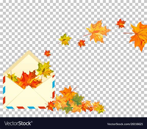 Autumn maple Royalty Free Vector Image - VectorStock