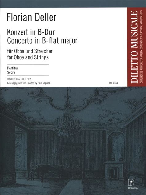 Konzert F R Oboe Und Streicher B Dur Von Deller Florian Im Stretta