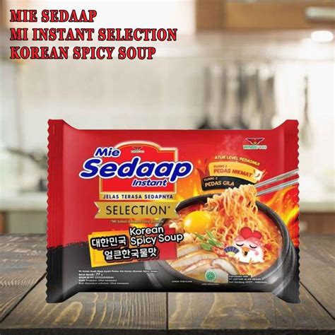 Mie Sedaap Selection Korean Spicy Soup G Lazada Indonesia