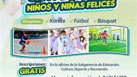 Contin An Inscripciones Para Academia Deportiva Con Deporte Ni Os Y