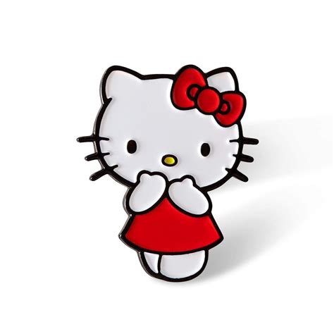 Red Dress Hello Kitty Enamel Pin Punkypins