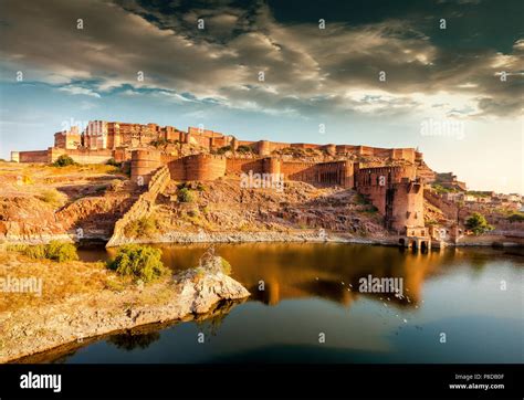 Mehrangarh Fort Mehran Fort Located In Jodhpur Rajasthan Is One Of