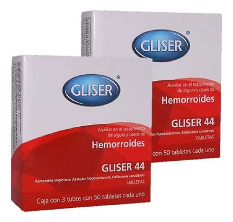 Gliser Tratamiento Casos Hemorroides Pzas Tab C U