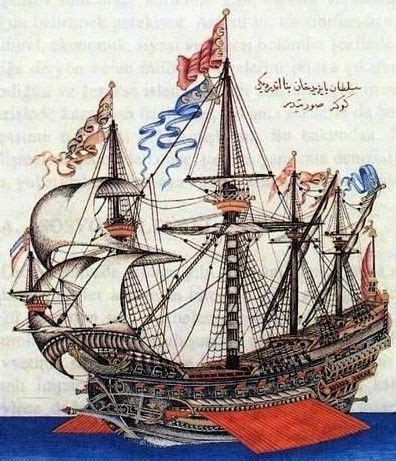 Ottoman Galleon Historical Artwork Ottoman Empire Ship Art