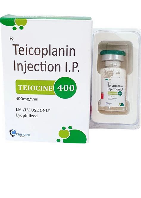 Teicoplanin Mg Injection At Rs Piece Injections In Panchkula