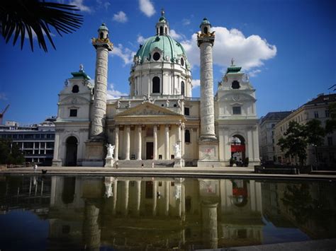 Wien Bezirk Karlskirche Chiesa Di San Carlo Borromeo Flickr