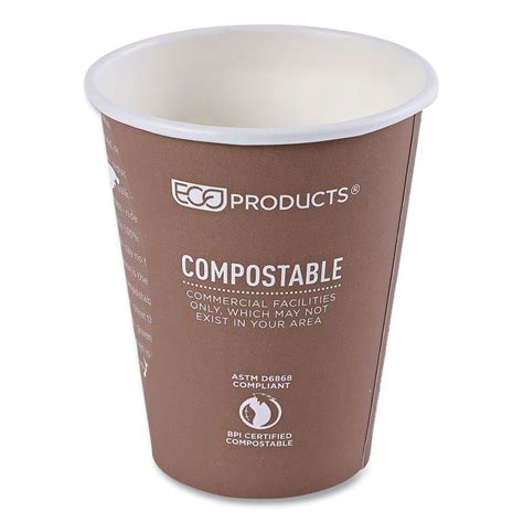 Eco Products World Art Renewable And Compostable Hot Cups Oz