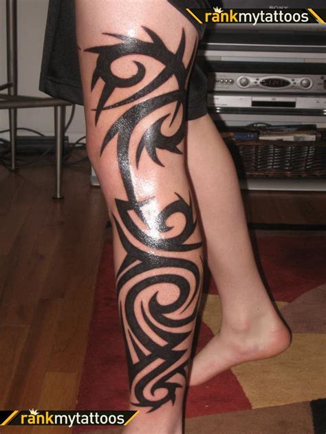 Tribal Leg Tattoos