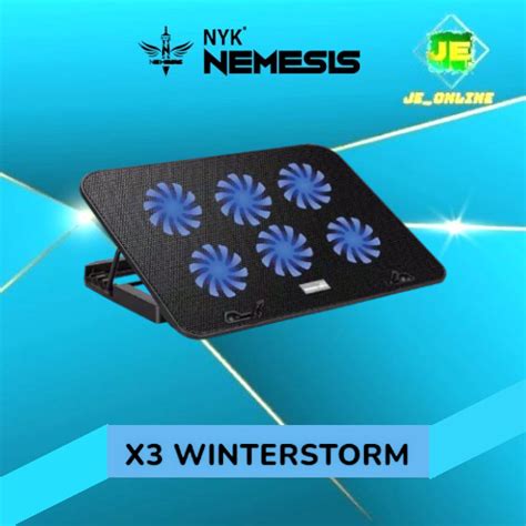 Jual Nyk X Winterstorm Cooling Pad Led Fan Nyk Nemesis X