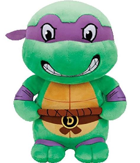 TY Donatello Teenage Mutant Ninja Turtles Purple Mask Medium 13" - TY ...