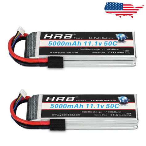 HRB 11 1v 5000mah 50c 100c 3s RC Lipo Battery For Airplane Traxxas