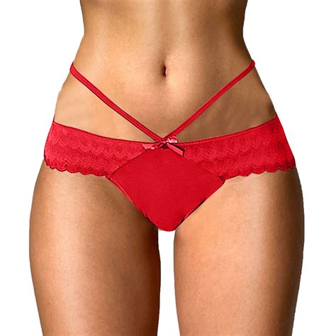 Yuhaotin Womens Plus Size Lingeries Plus Size Bow Bikini Ice Silk