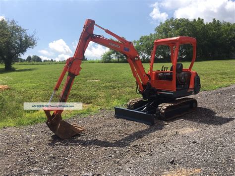 Kubota Kx Excavator With Extendahoe