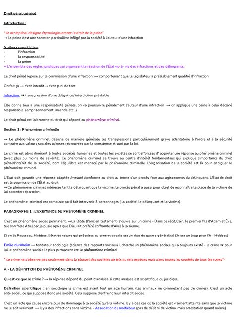 Livre Droit Penal General Et Special 8