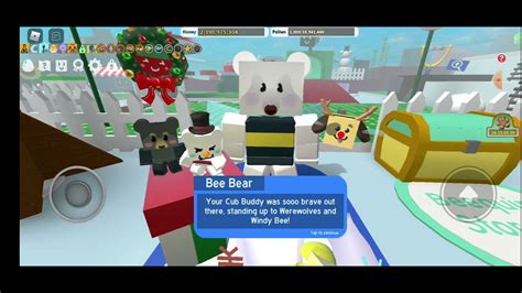 I Completed Bee Bears 1st Quest For Snow Cub Bee Swarm Simulator YouTube