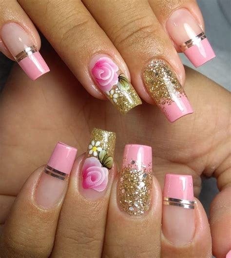 Pin De Victoria Caroline Em Unhas Decoradas Unhas Douradas Unhas