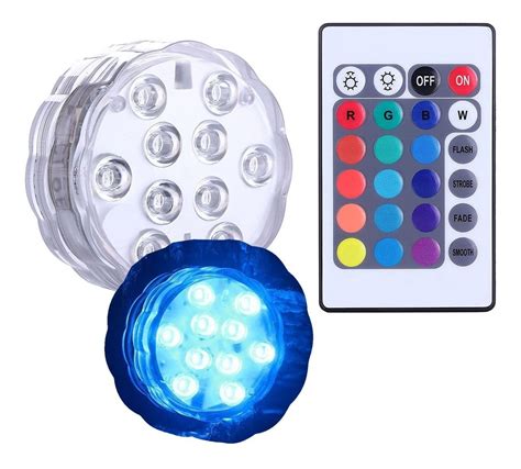 Luz Led Rgb Para Jacuzzi Pileta Sumergible Ip Con Control Deltaexport