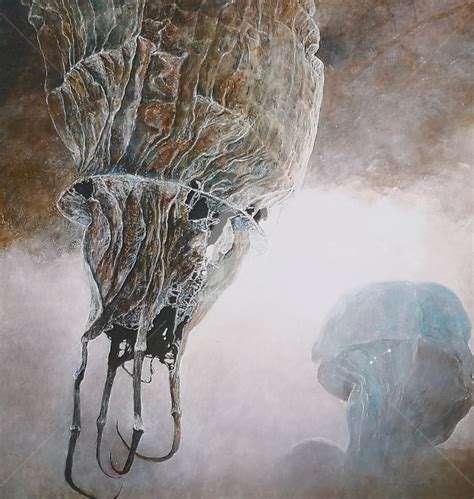 Zdzislaw Beksinski Zę Museum Reprodu Malarstwo autorstwa